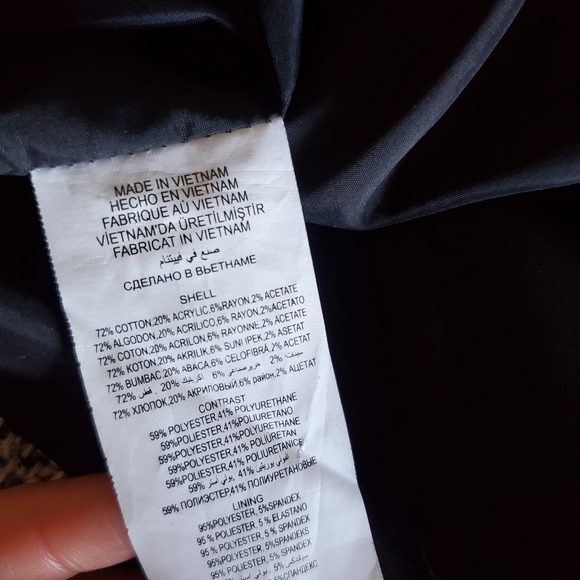 Bebe / Tweed and Leather Cocktail Dress / Size 0 - Picture 7 of 7